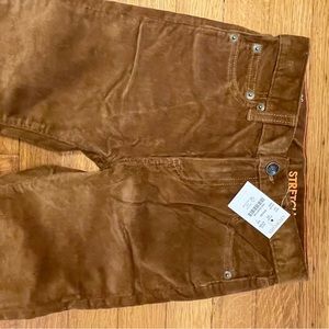J. Crew new with tags stretch corduroy boys pants